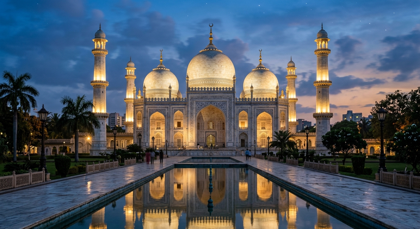 Hasnabad Dargah, often called the Taj Mahal of Mumbai, located in Mazgaon.