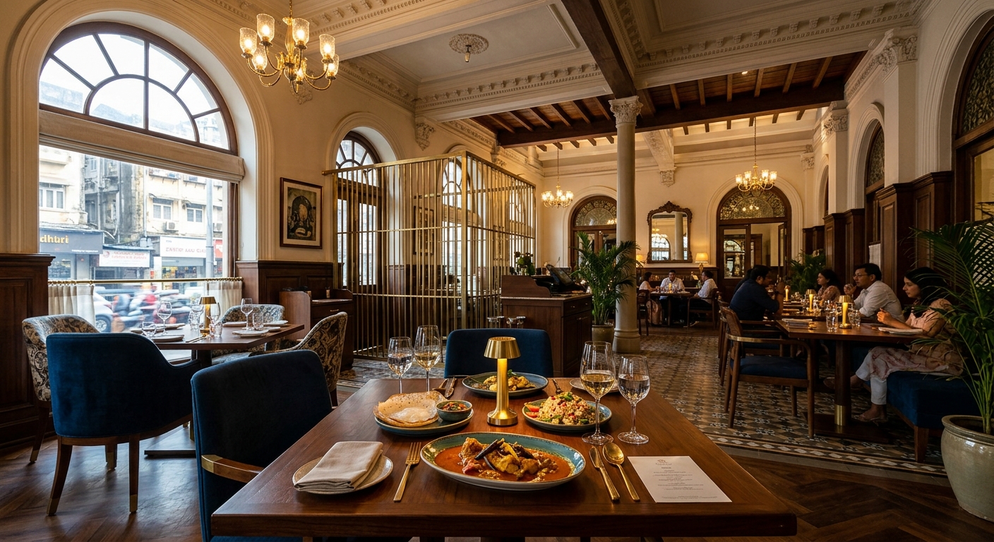 Heritage fine dining restaurant in Fort, Mumbai